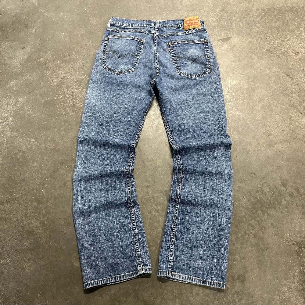 Levi's 527 Slim Bootcut Jeans Blue Denim Men's W36 L34